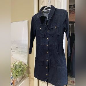 Dynamite Jean Dress in Small
